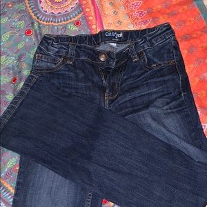 Girls Cat and Jack bootcut jeans. Size 10.